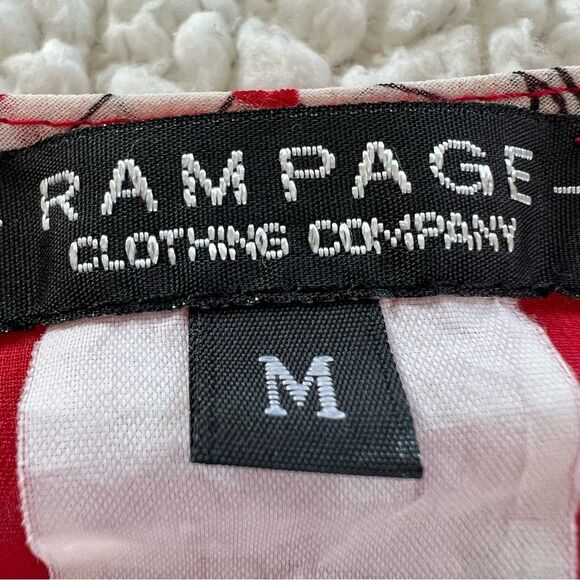 Rampage Y2K Sheer Bell Long Sleeve Floral Wrap Fairycore Coquette Blouse Size M - Picture 10 of 12